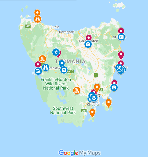 tasmania road trip plan